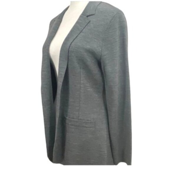 Kobi Halperin Open Front Beth Sweater Blazer Wool Blend Grey NWT MSRP $398 - Picture 3 of 8